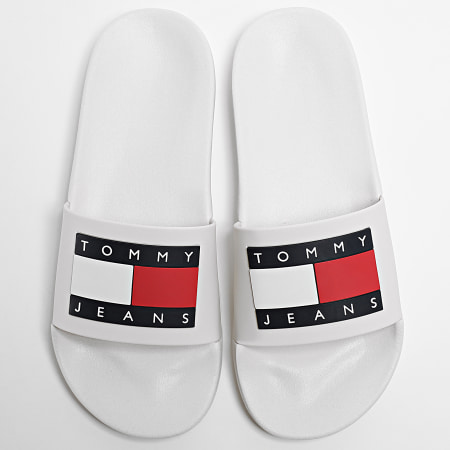 Tommy Jeans - Claquettes Pool Slide 1191 Ecru
