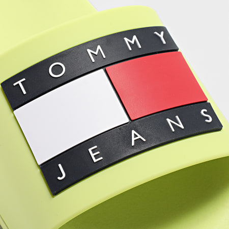 Tommy Jeans - Claquettes Femme Flag Essential 2115 Jaune