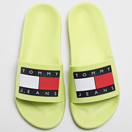 Tommy Jeans - Chanclas de mujer Flag Essential 2115 Amarillo