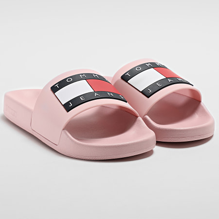 Tommy Jeans - Chanclas de mujer Flag Essential 2115 Rosa