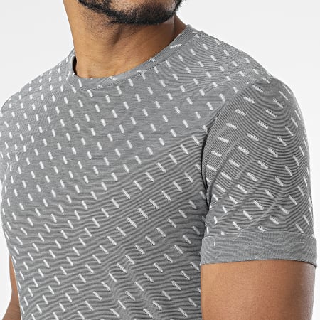 Uniplay - Tee Shirt Gris Anthracite Chiné