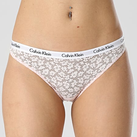 Culotte Brazilian Rose à Motifs Femme Calvin Klein Jeans Pink