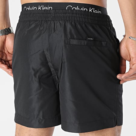 Calvin Klein - Shorts de baño Medium Double 0815 Negro
