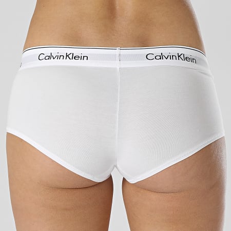 Calvin Klein - Shorty Mujer F3788E Blanco