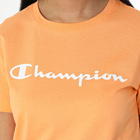Champion - Tee Shirt Femme 114911 Orange