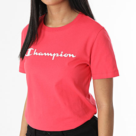 Champion - Camiseta mujer 114911 Rosa