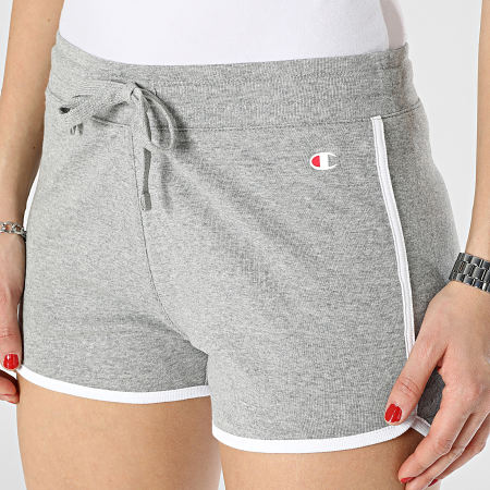 Champion - Pantalón Corto para Mujer 114916 Jogging Shorts Heather Grey