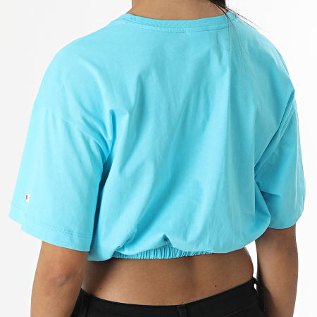 Champion - Tee Shirt Crop Femme 116117 Bleu