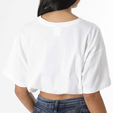 Champion - Tee Shirt Crop Femme 116117 Blanc