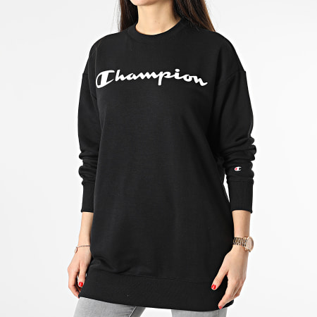 Champion - Sweat Crewneck Oversize Femme 116356 Noir