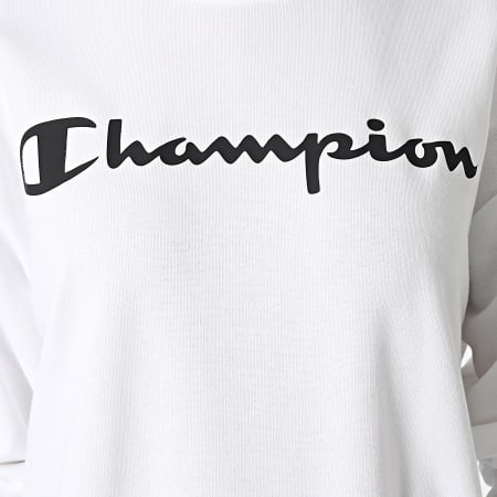 Champion - Sweat Crewneck Oversize Femme 116356 Blanc