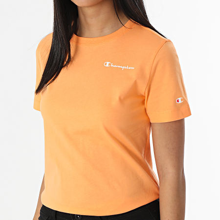 Champion - Tee Shirt Femme 114912 Orange