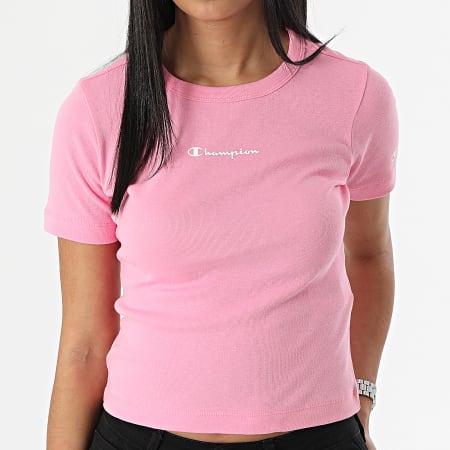 Champion t shirt femme rose outlet