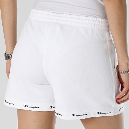Champion - Pantalón Corto de Jogging 116100 Blanco, Mujer
