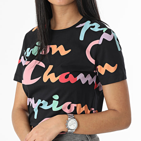 T shirt champion hot sale femme noir