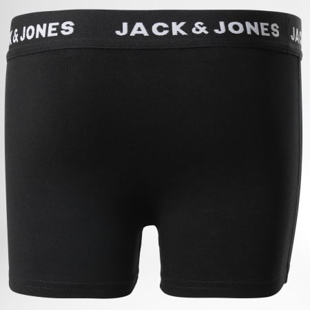 Jack And Jones - Lot De 5 Boxers Enfant Huey Noir