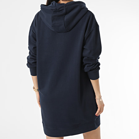 Teddy Smith Sweat Capuche Oversize Femme Billie Bleu Marine