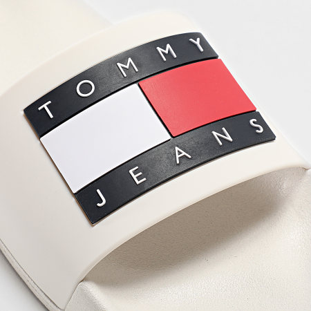 Tommy Jeans - Claquettes Femme Flag Essential 2115 Beige