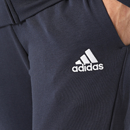 Adidas Sportswear - Tuta da ginnastica a 3 strisce IC6765 Blu navy