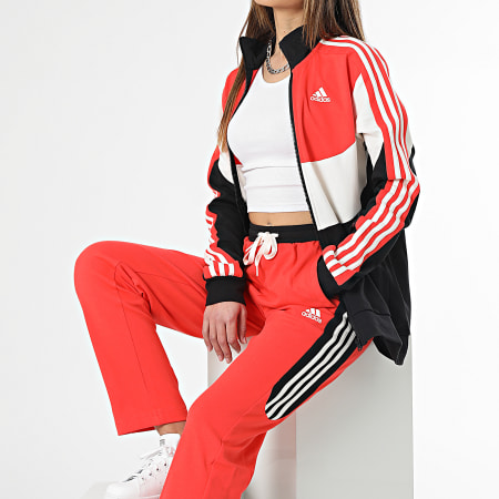 Adidas Sportswear - De Survetement Femme HT4680 Orange Noir - LaBoutiqueOfficielle.com