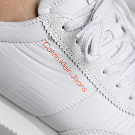 Calvin Klein - Retro Runner Wingtip Mix 0620 Oyster Mushroom Grey Orange Sneakers