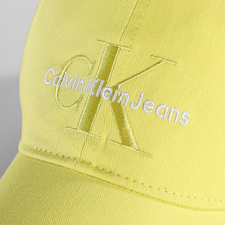 Calvin Klein - Gorra Monogram Mujer 6624 Amarillo
