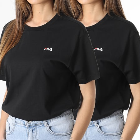 T shirt fila noir femme best sale
