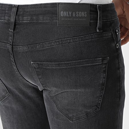 Only And Sons - Jean Slim Loom 22024989 Noir