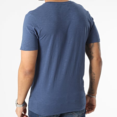 Produkt - Hendrick Pocket Camiseta Azul marino jaspeado