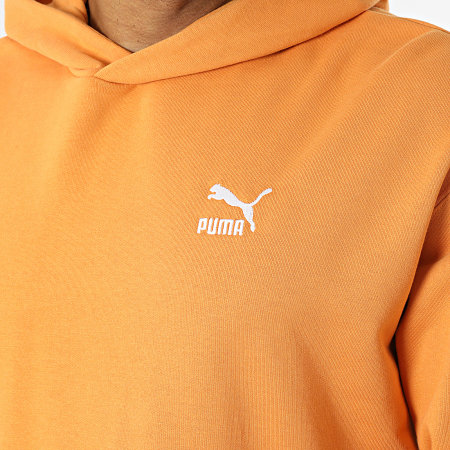 Puma - Felpa classica con cappuccio 535601 Arancione