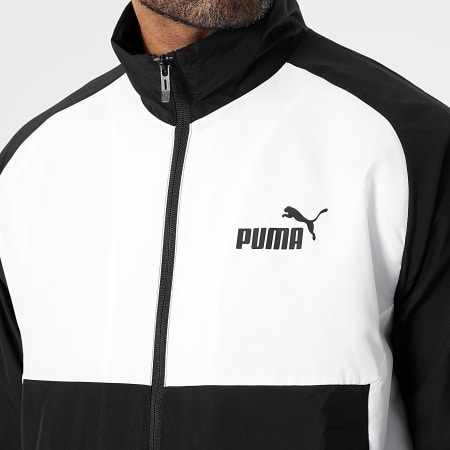 Puma - Tuta nera bianca 673980