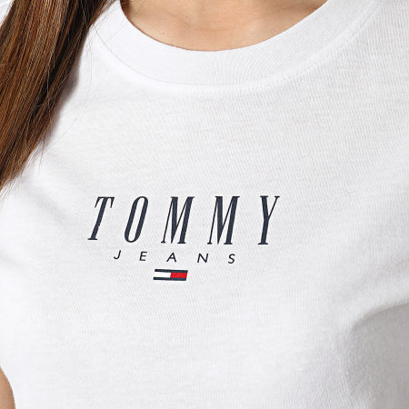 Tommy Jeans - Maglietta Essential Logo 2 Donna 5749 Bianco