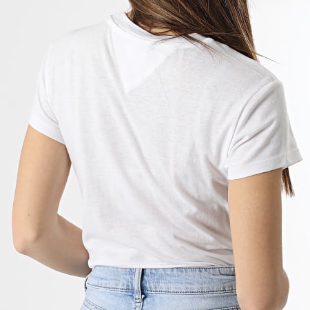 Tommy Jeans - Camiseta Essential Logo 2 Mujer 5749 Blanca