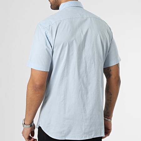 Tommy Hilfiger - Camisa de manga corta Flex Poplin 1382 Azul claro