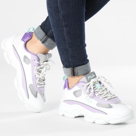 Fila - Strada Lucid Sneakers Donna FFW0192 White Fair Orchid