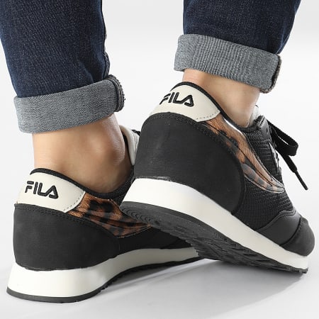 Fila - Orbit F Sneakers da donna FFW0265 Nero Leopardo