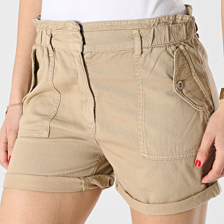 Girls Outfit - Pantalones cortos vaqueros beige para mujer