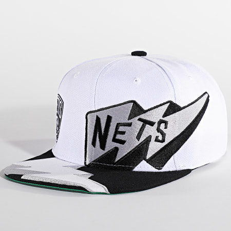Mitchell and Ness - Fast Times Snapback Gorra Brooklyn Nets Blanco