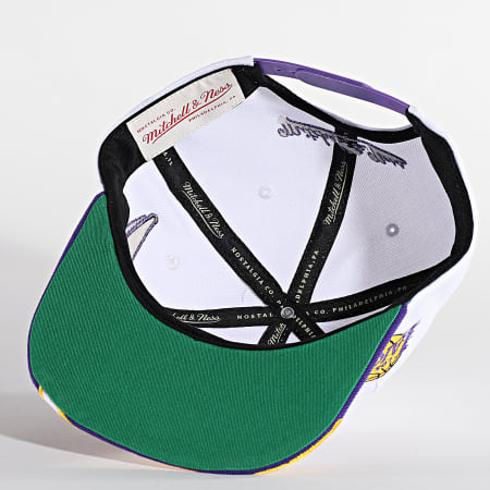 Mitchell and Ness - Fast Times Los Angeles Lakers Snapback Cap Blanco