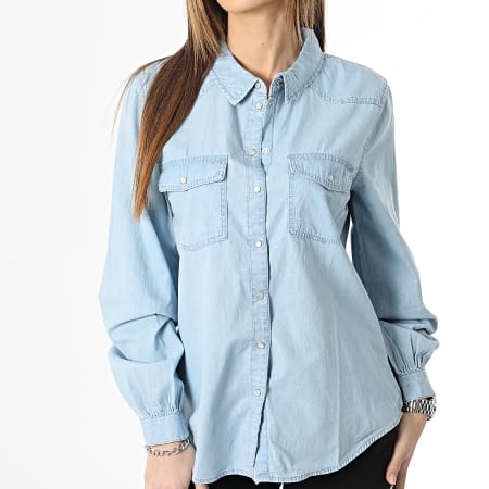 L.L. Bean Bleu Chemise Longue En Lin À Boutons Femme Taille 2X