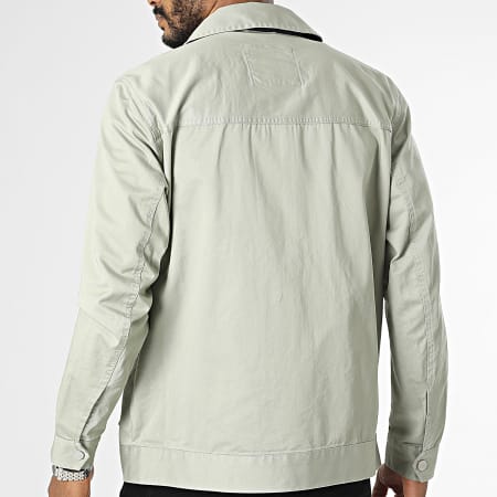 Tommy Jeans - Regular Cotton 5918 Zip Jacket Verde claro