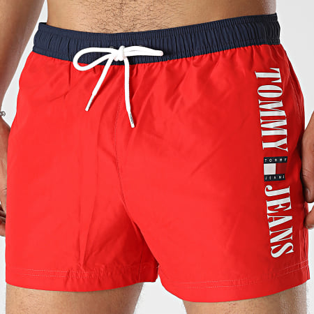 Tommy Jeans - Pantalón corto con cordón 2755 Rojo