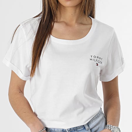 Tommy Hilfiger - Camiseta mujer 4525 Blanca