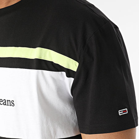Tommy Jeans - Corte Lineal Clásico Y Costura Camiseta 6313 Negro