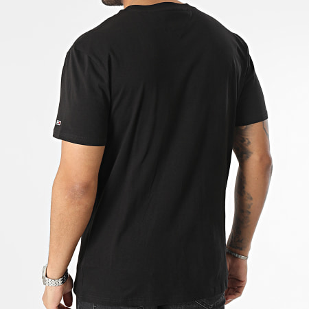 Tommy Jeans - Tee Shirt Classic Linear Cut And Sew 6313 Noir