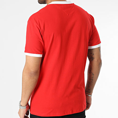 Tommy Jeans - Maglietta classica firmata 6324 rosso