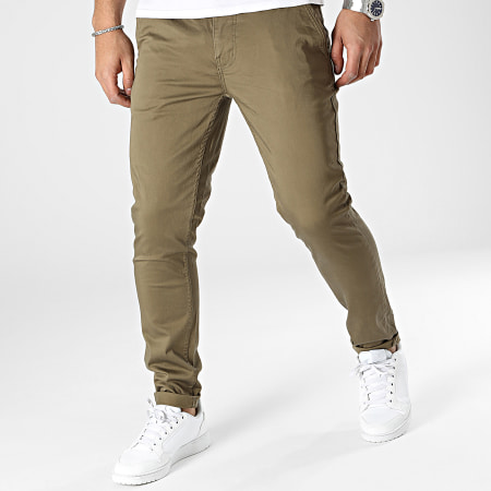 Pantalon Chino Motor Vert Kaki