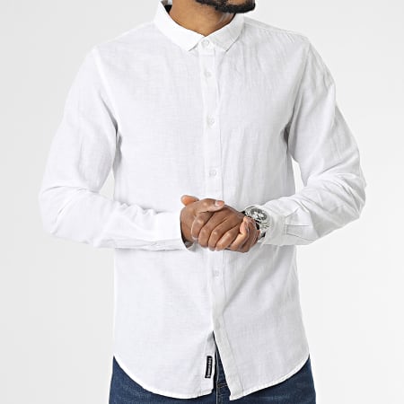 American People - Chemise Manches Longues Cameron Beige Clair
