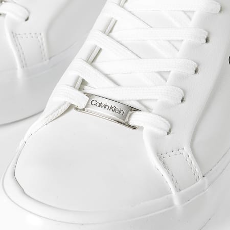 Calvin Klein - Zapatillas Vulcanized High Top 1407 Bright White de mujer