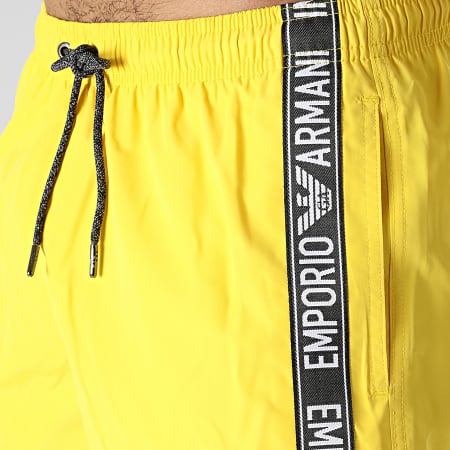 Emporio Armani - Pantaloncini da bagno a fascia 211740-3R443 Giallo